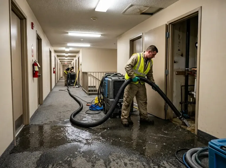 multi-unit-apartment-hallway-f-005 — frequently asked questions, Emergency Burst Pipe Water Extraction & Removal in Cupertin…